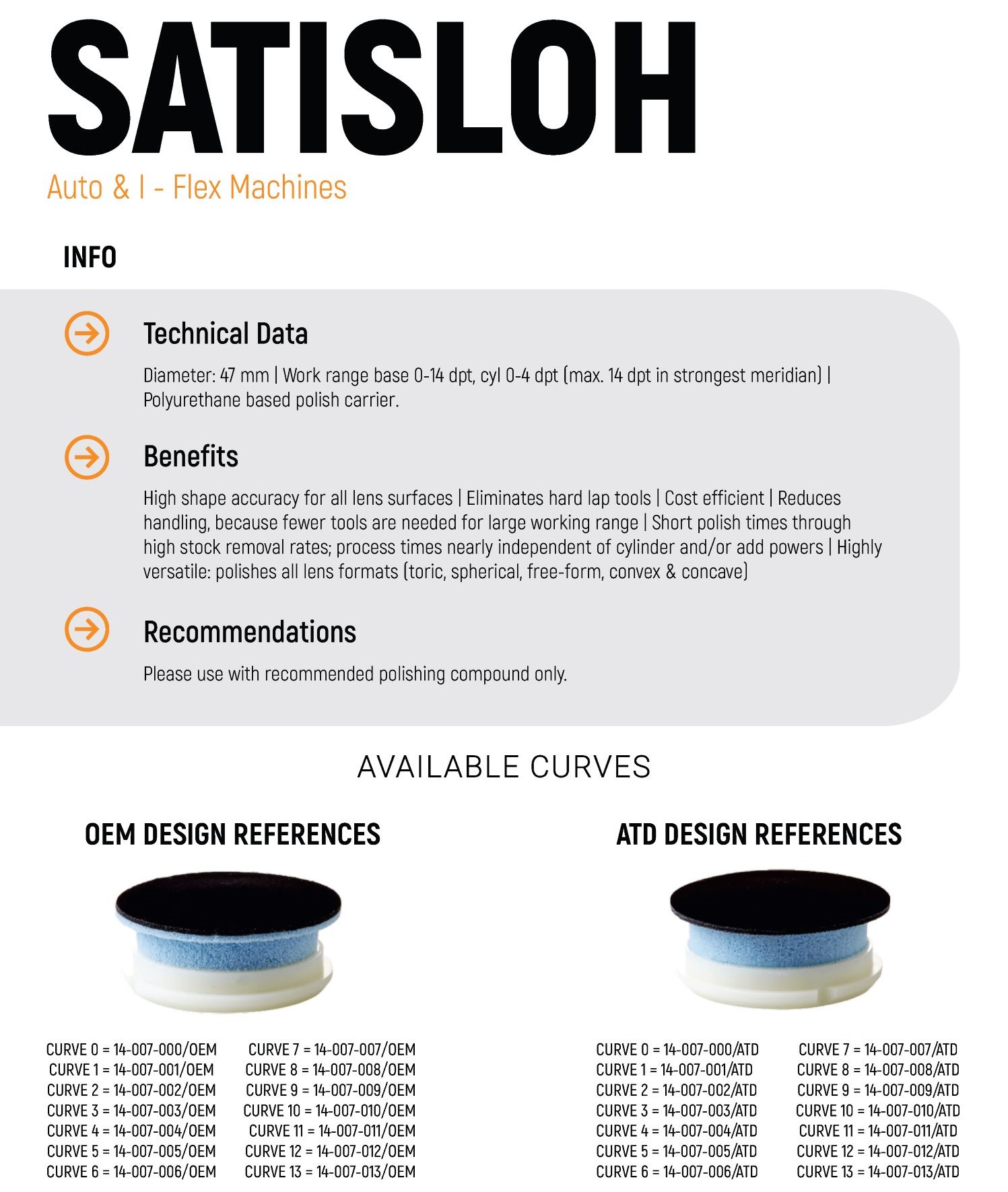 Free form Polishing Tools Free form polishing tools